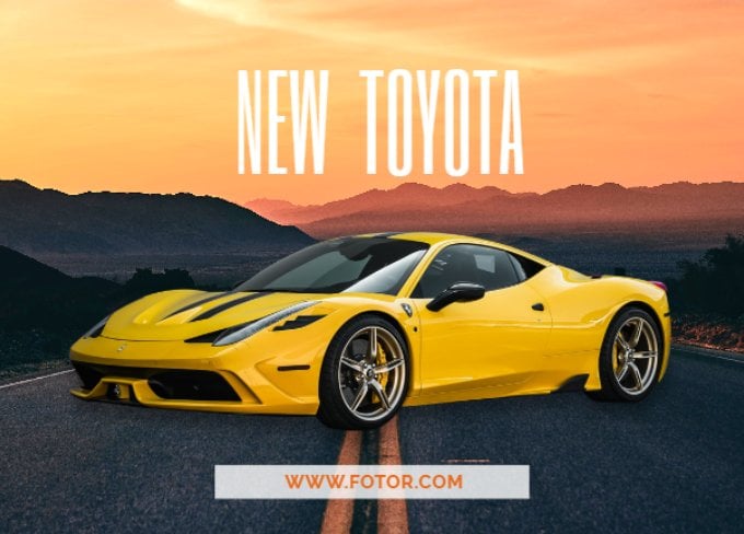 Créer des publicités de voitures superbes avec un fond transparent