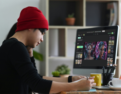 フリーのイラストレーターがFotorを使ってAI画像を生成
