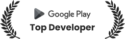 Google Play トップデベロッパー賞アイコン